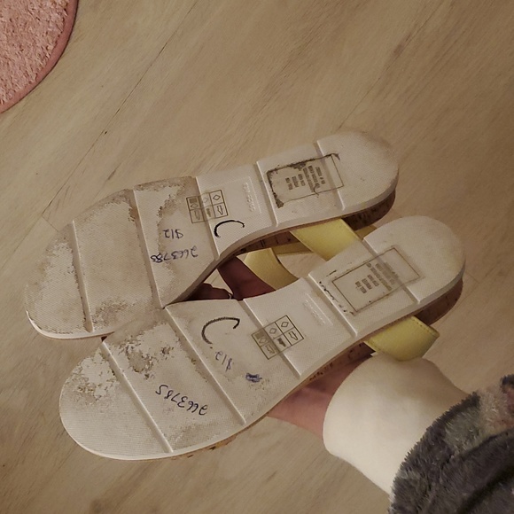 Dolce Vita Vivian Calf Hair Leather Sandals - 8.5 - Picture 6 of 9